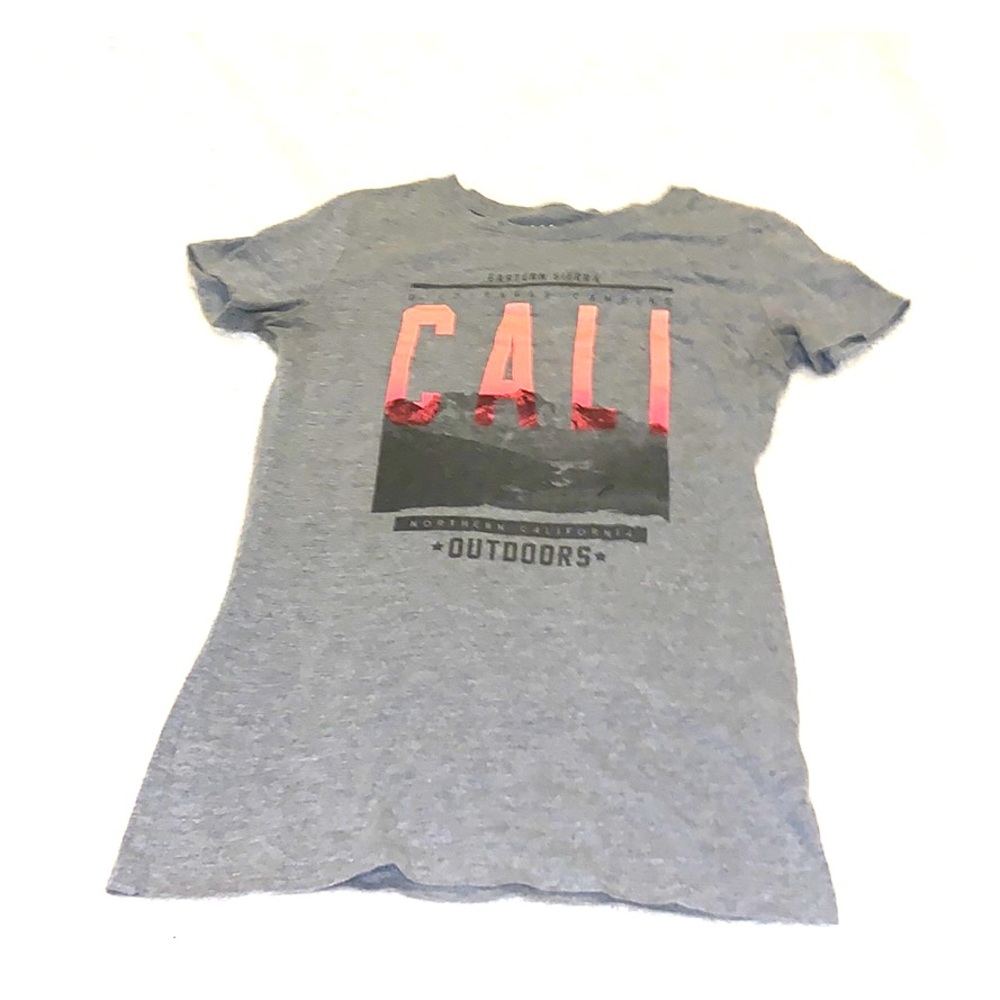 gray detailed shirt